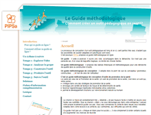 Tablet Screenshot of guidemethodologique.be